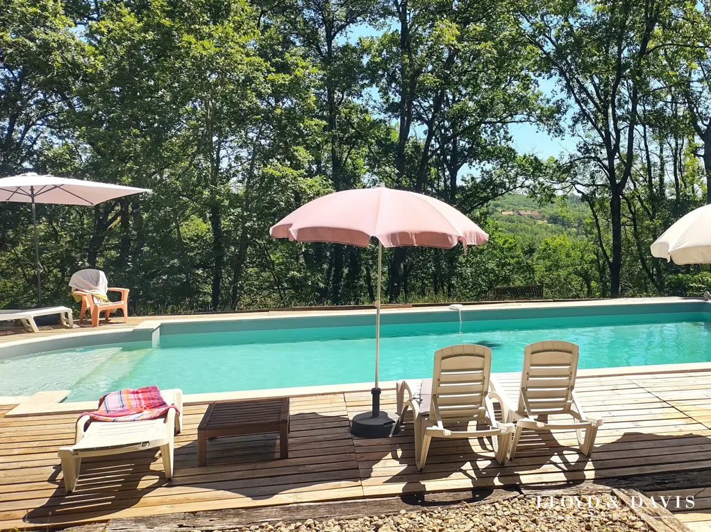 Bassein - Charming Stone Houses with Pool in Daglan