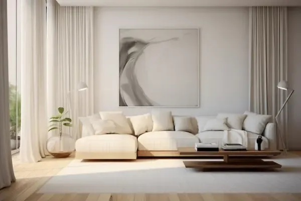 Séjour - Appartement Rénové avec Vue Dégagée au Boulevard de Courcelles