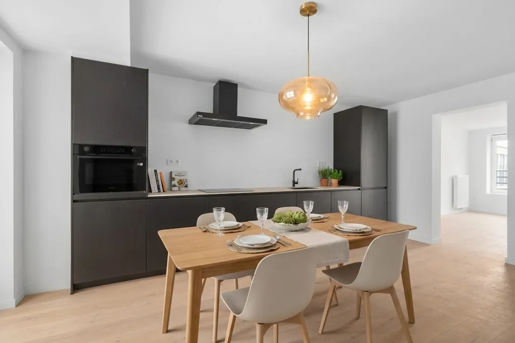 Söögituba - Duplex Penthouse with South-West Terrace in Ostend