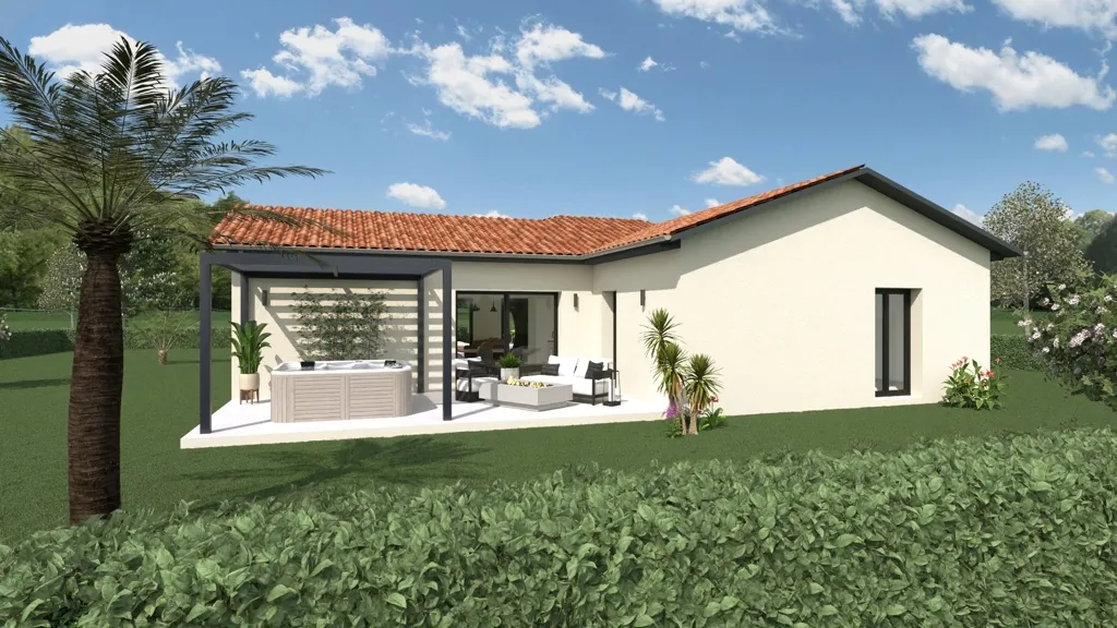 New 4-Bedroom House with Garden in Odenas