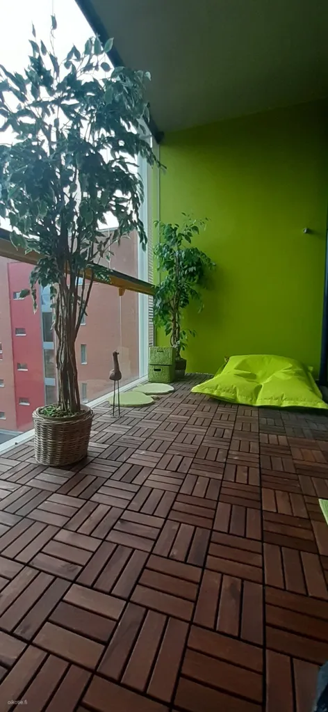 Terrasse - Fully Furnished Apartment with Balcony in Vantaa