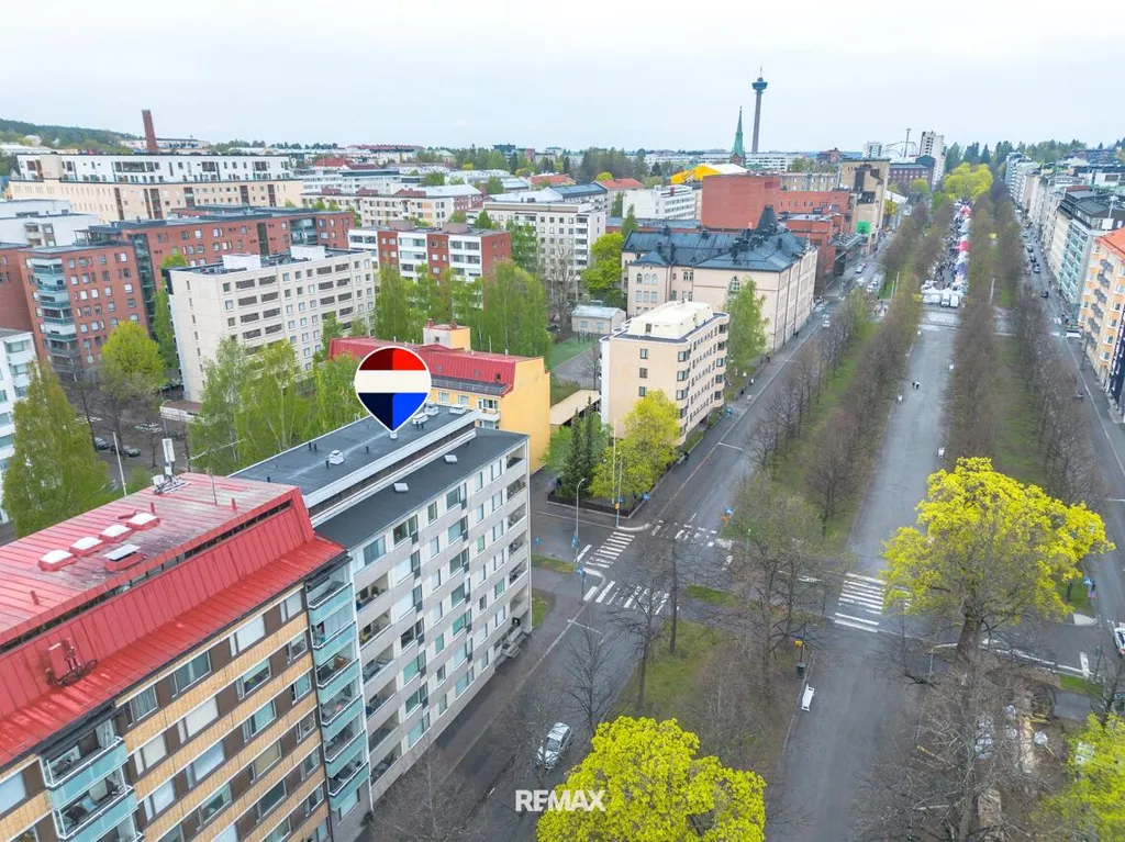 Vue aérienne - Appartement 2 pièces à Tampere