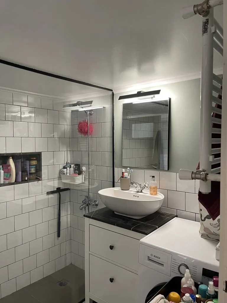 Salles de bain - Flat with Panoramic View in Piraeus