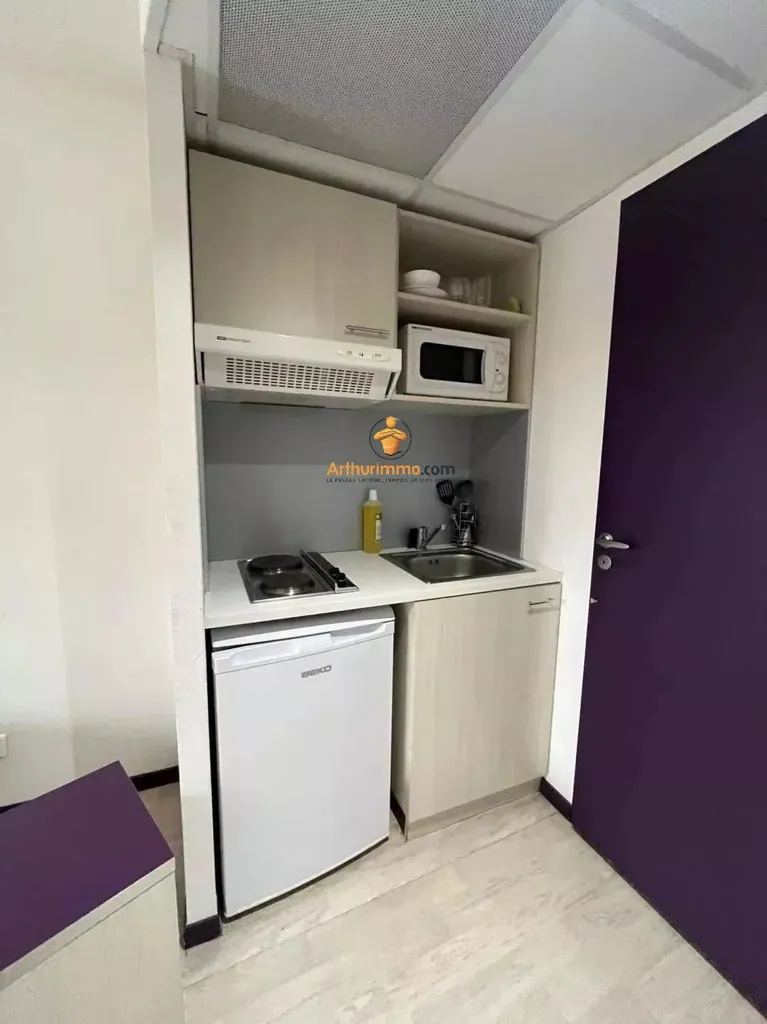 Cuisine - Studio avec Ascenseur près de la Gare à Lourdes
