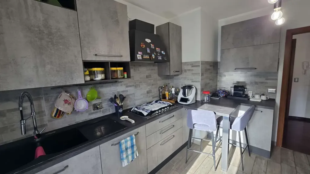 Kitchen - Rusticated Apartment with Terrace in Madonna Alta, Perugia