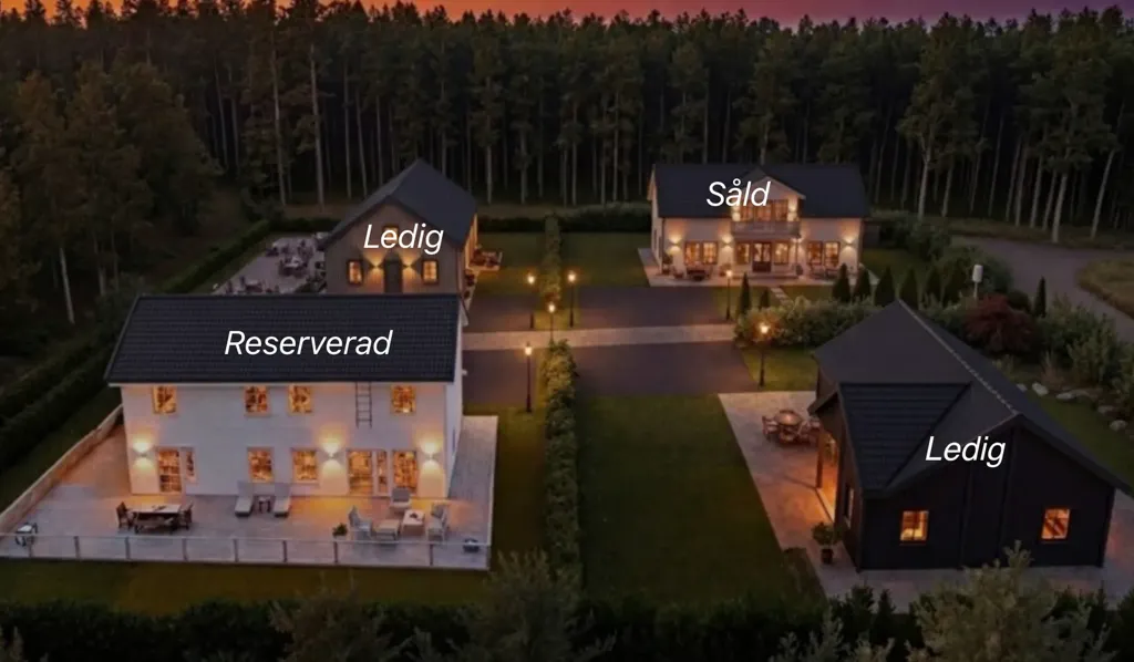 Õhuvaade - Villa Plots with Nature View in Hindås