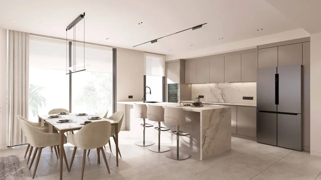Cuisine - New Build Apartment with Private Garden in Estepona