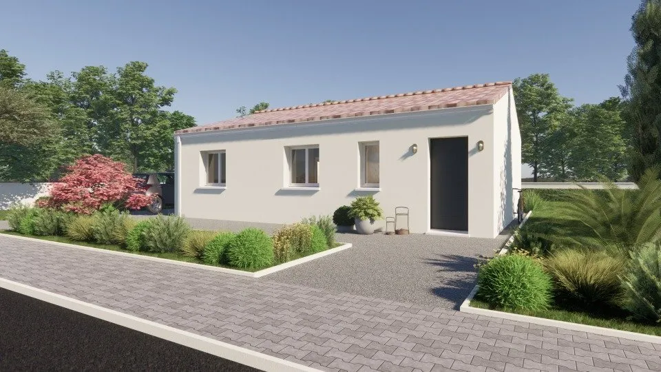 New Build House with Garden in Pisany