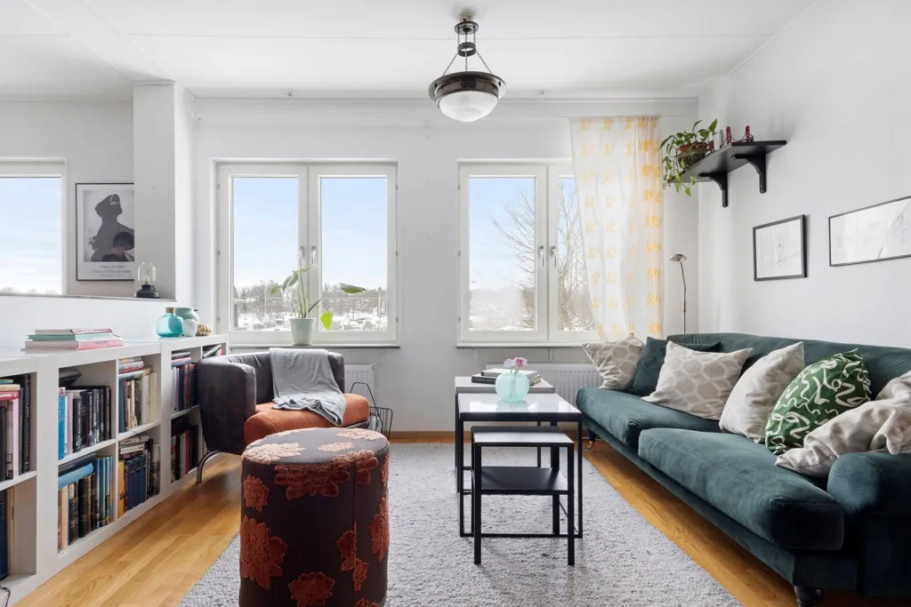 Living Room - Apartment with Balcony in Hagsätra