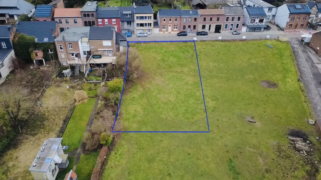 Õhuvaade - Flat Plot with 934 m² in Oupeye