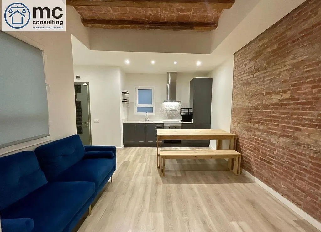 Séjour - Modern Flat with Balcony in El Raval, Barcelona