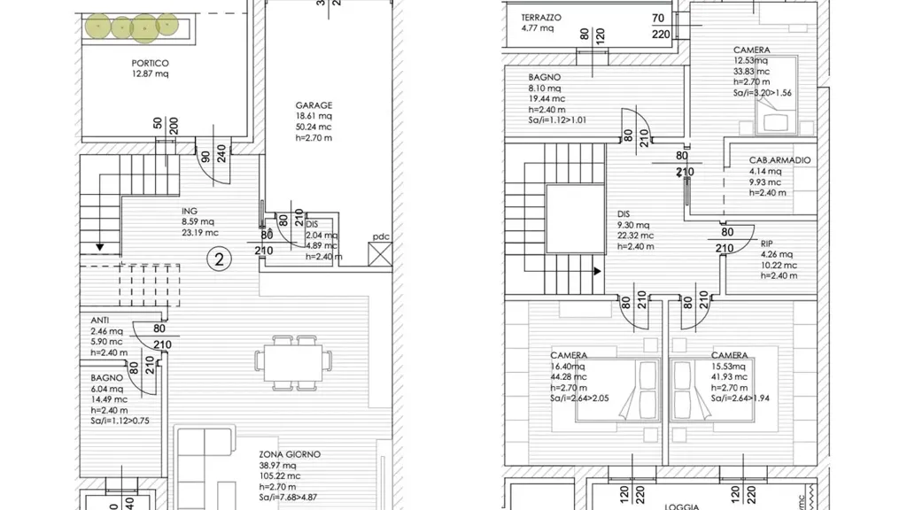 Plaan - New Build Triplex with Private Garden in Brugine