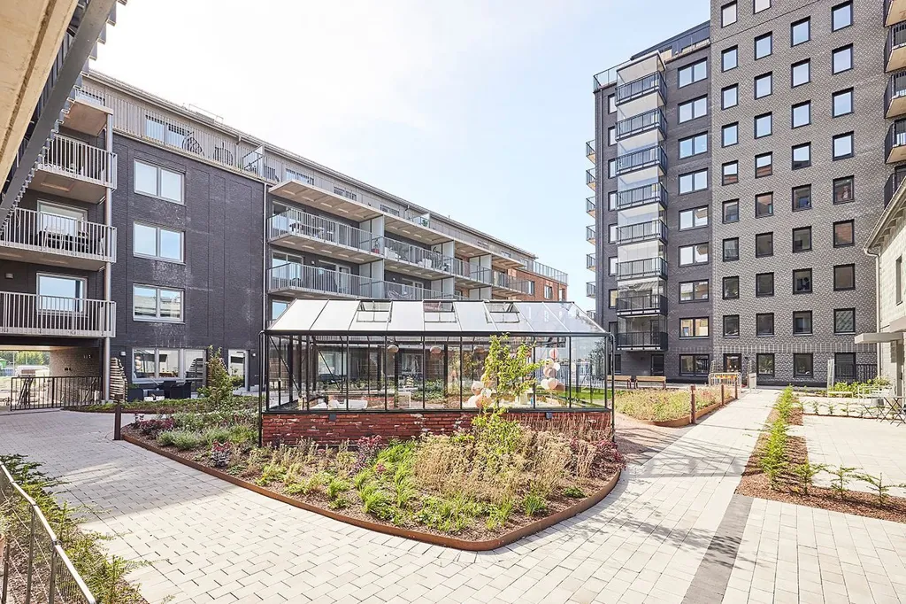 Jardin - Bostadsrätt with Two Balconies in Södra Munksjön