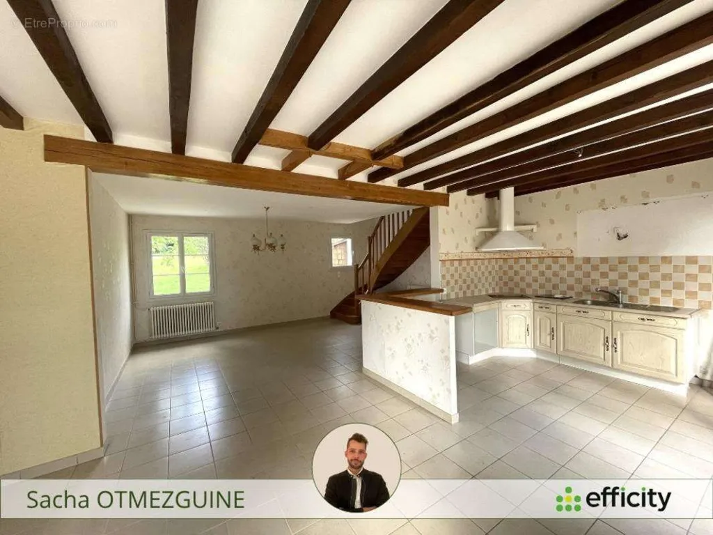 Cuisine - Pavillon avec Grand Terrain Arboré à Yzeure-sur-Creuse
