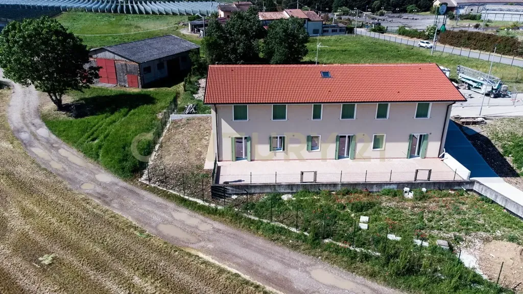 Aerial - New Ground-Floor Flat with Garden in Zevio