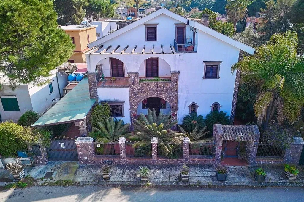Vue aérienne - Luxury Villa with Garden in Palermo