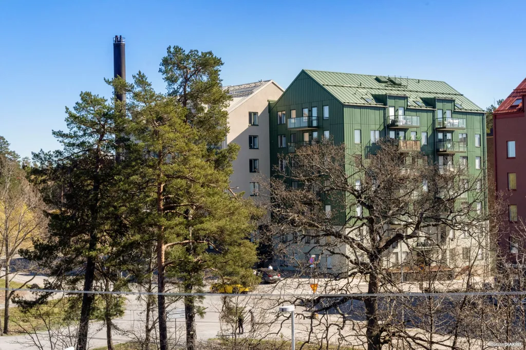 Aerial - Apartment with Sea View in Fisksätra
