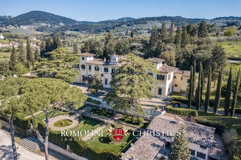Vue aérienne - Historic Villa with Panoramic Views near Florence