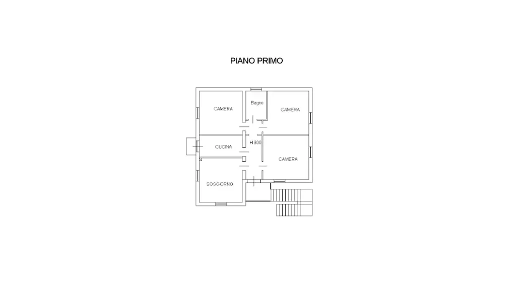 Plan - Independent House with Two Units in Parma