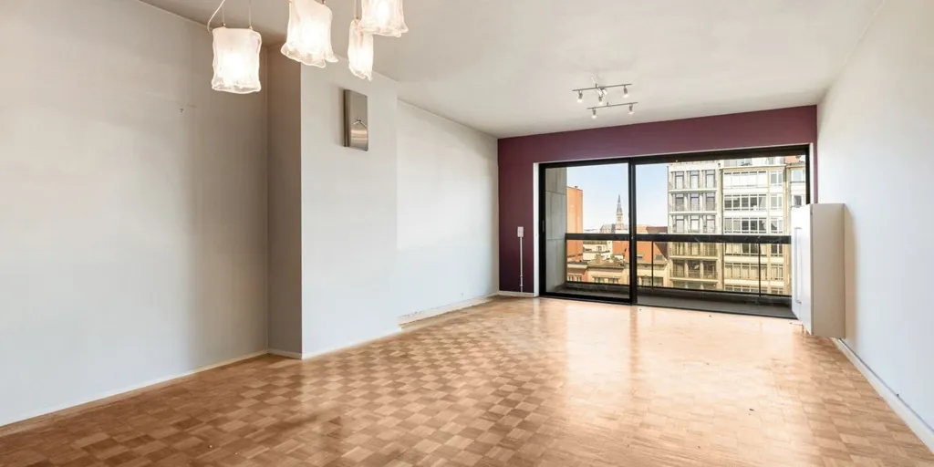 Living Room - Apartment with Cathedral View in Antwerp