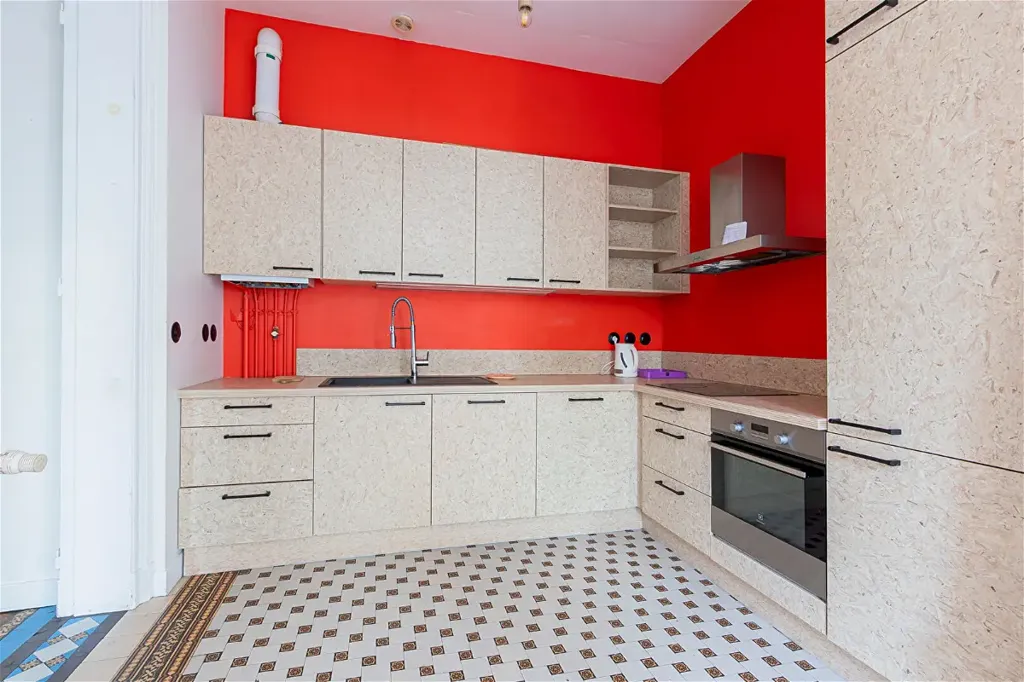 Cuisine - Appartement Duplex Calme à Roubaix