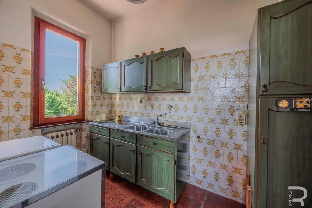 Köök - Luxury Villa with Olive Garden in Sinalunga