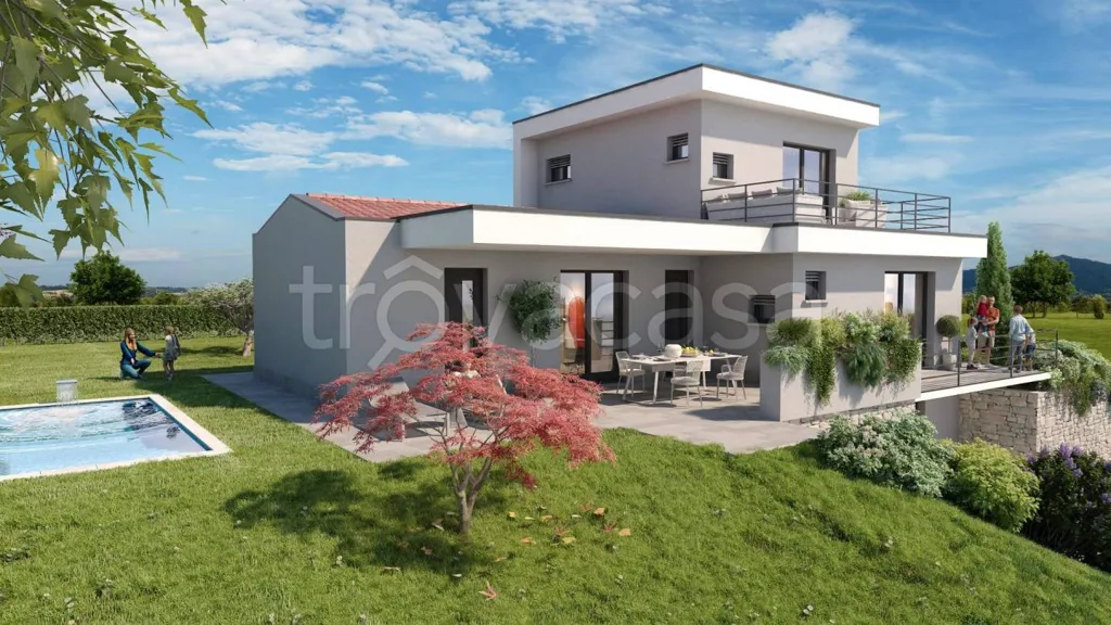 New Villa with Panoramic View in Valgreghentino