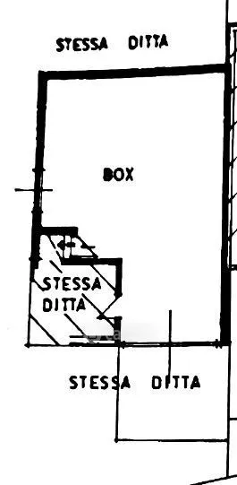 Plan - Rear Villa with Garden in Mulazzano