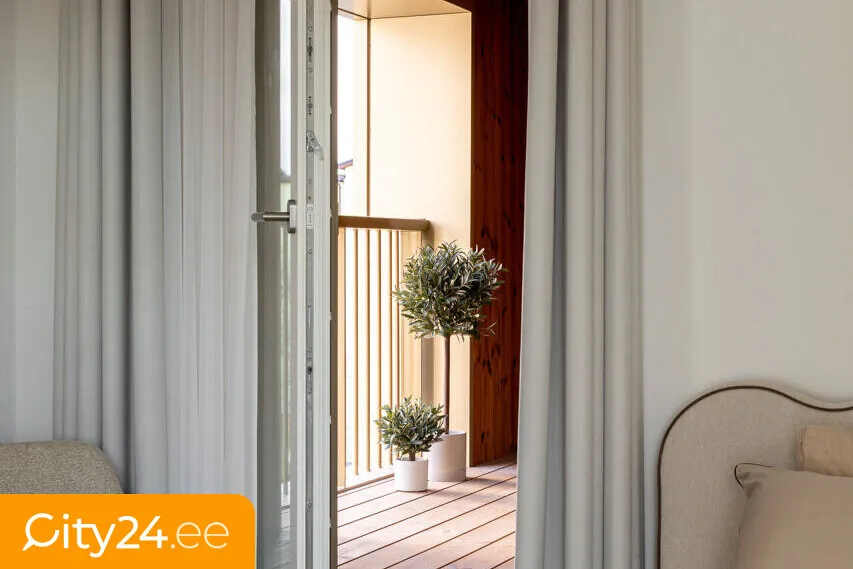 Bedrooms - Apartment with Sauna and Balcony in Kristiine