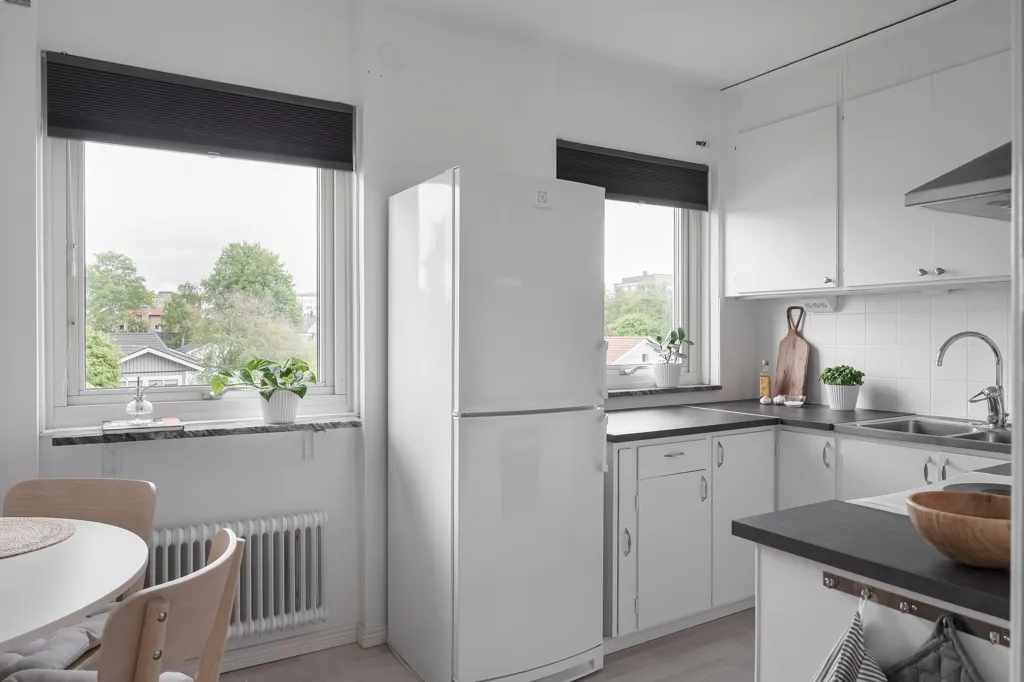 Cuisine - Bright 1st Floor Flat with Stylish Materials in Hässleholm