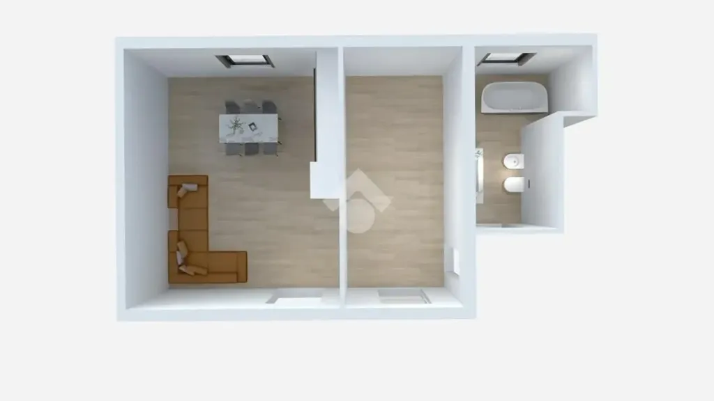 Plan - Central Bifamily Villa with Terrace in Adro