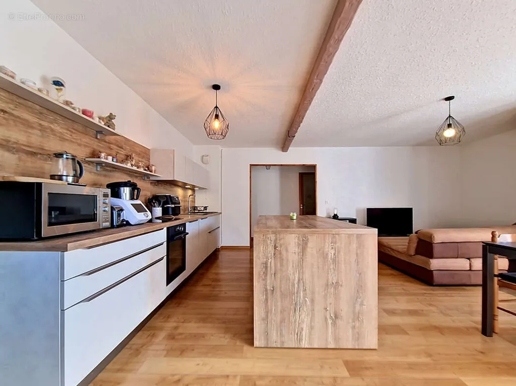 Cucina - 3-Bed Apartment with Terrace in Gières