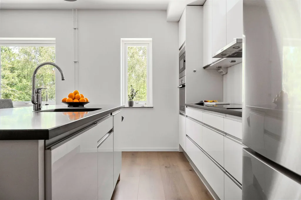 Köök - Open-Plan Apartment with Park Access in Lund