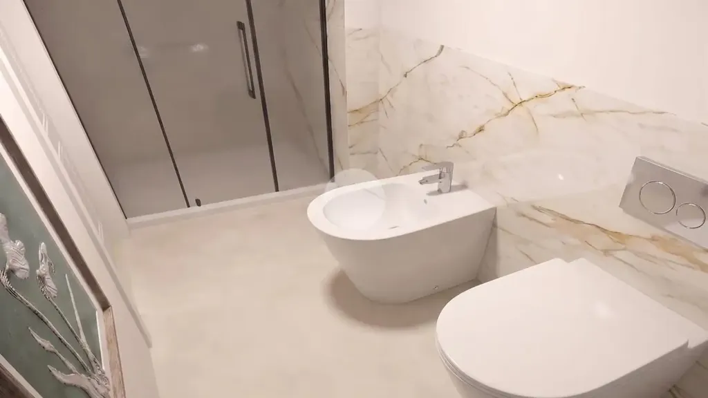 Bagni - Rustic-Style Flat with Balcony in Fleming, Rome