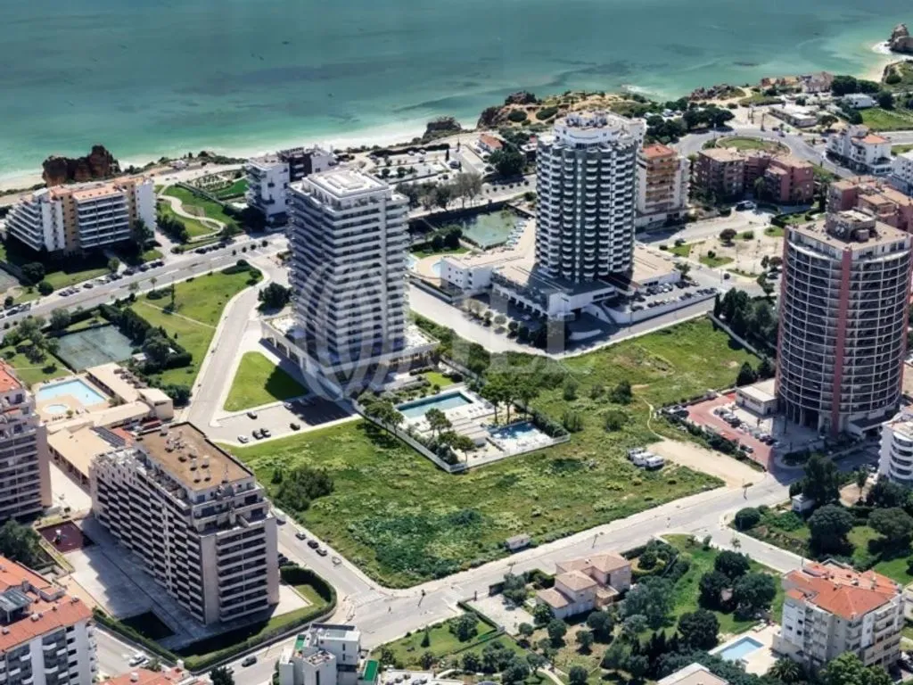 Vue aérienne - New 1-Bed Flat with Pool in Portimão
