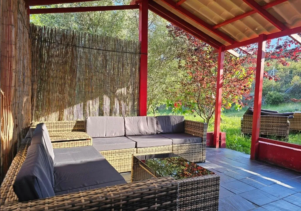 Terrace - Chalet with Pool in Sierra Norte, Madrid