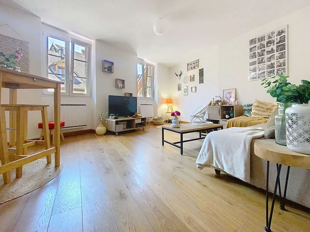 Séjour - Appartement 2 Pièces avec Vue sur Cour à Annecy