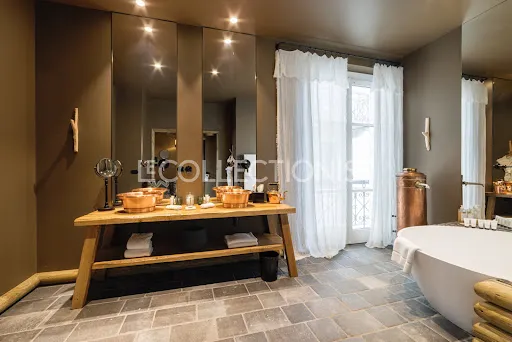 Salles de bain - Chalet de Luxe avec Piscine à Megève