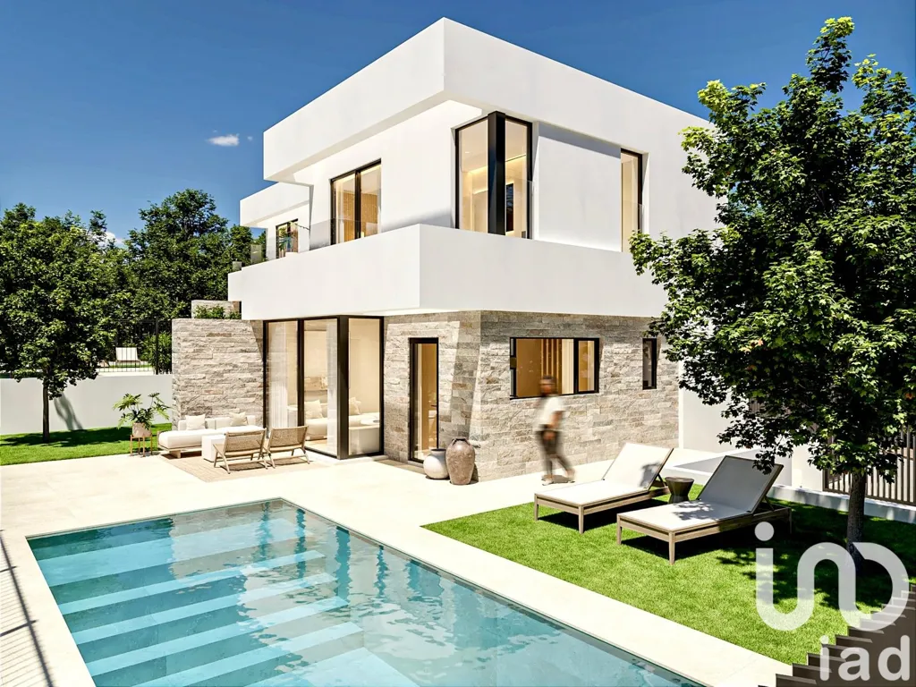 Pool - Modern Villa with Sea View in Finestrat