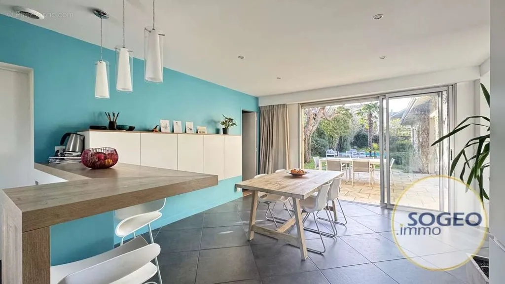 Salle à manger - Villa d'Architecte avec Cabinet à Talence