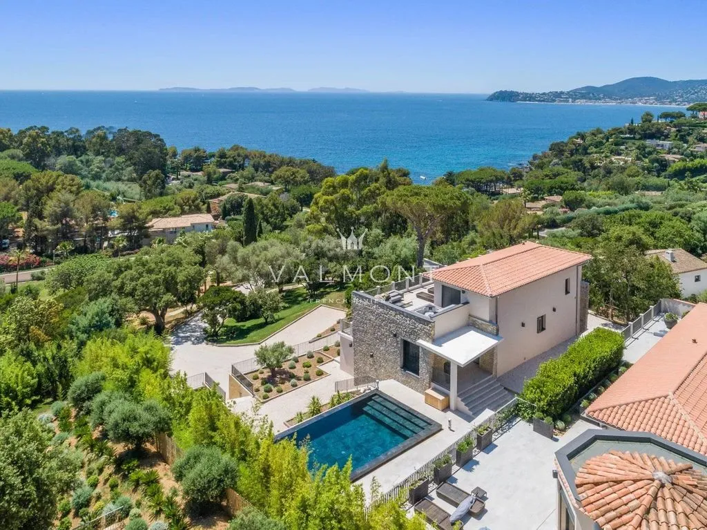 Aerial - Luxury Villa with Pool in La Croix-Valmer
