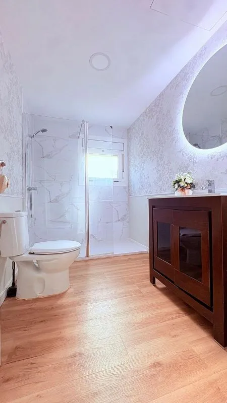 Salles de bain - Modern Chalet with Pool in Can Font