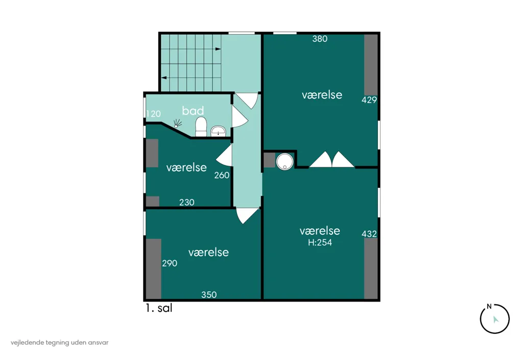 Plan - Charming Villa in Hanssted Quarter
