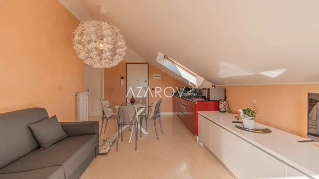 Living Room - Sea View Apartment in Sanremo