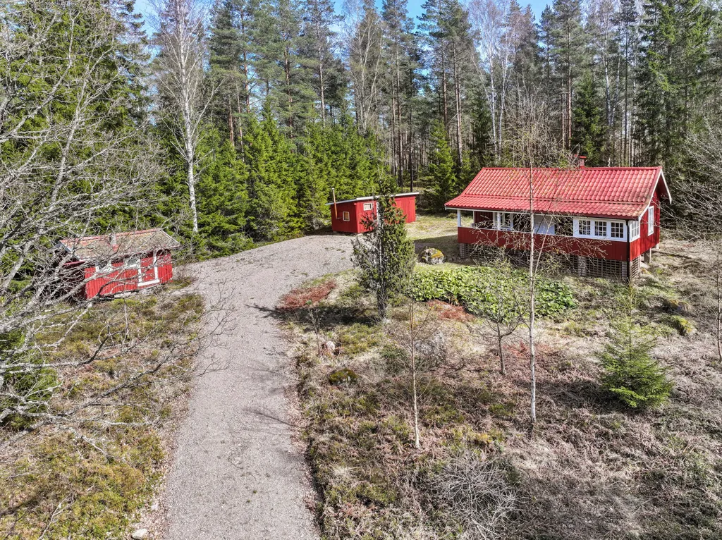Vista aerea - Holiday Home with Lake View in Åmål