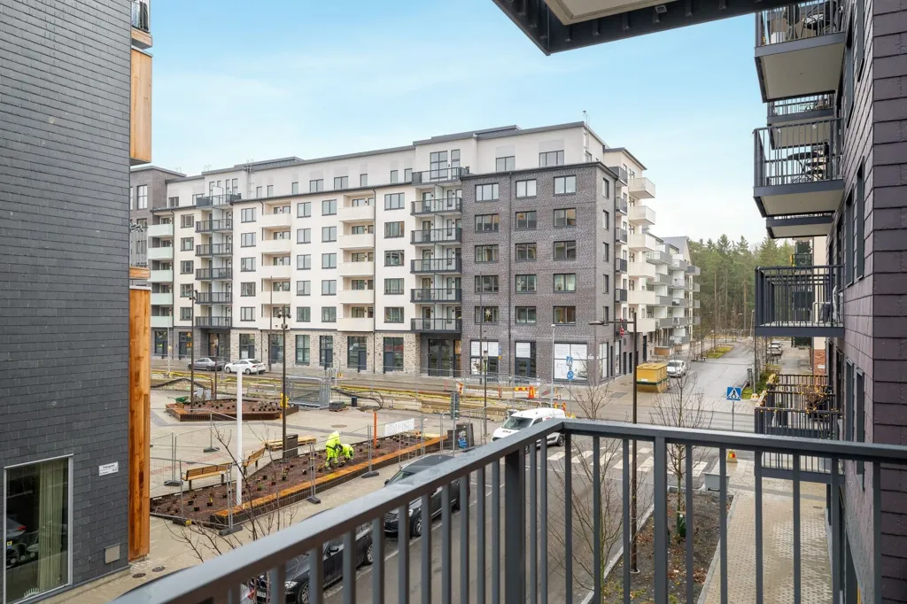Balcony - Apartment with Balcony in Täby Park