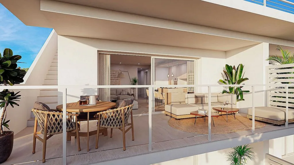 Terrasse - New Flat with Pool in Berlín Street