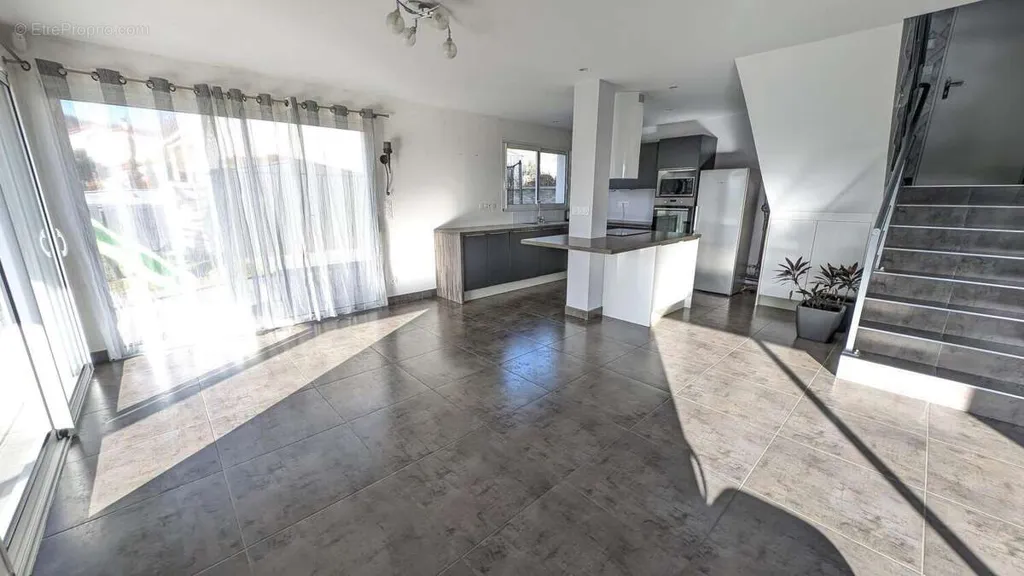 Living Room - Contemporary Villa with Panoramic Views in La Roche-Blanche