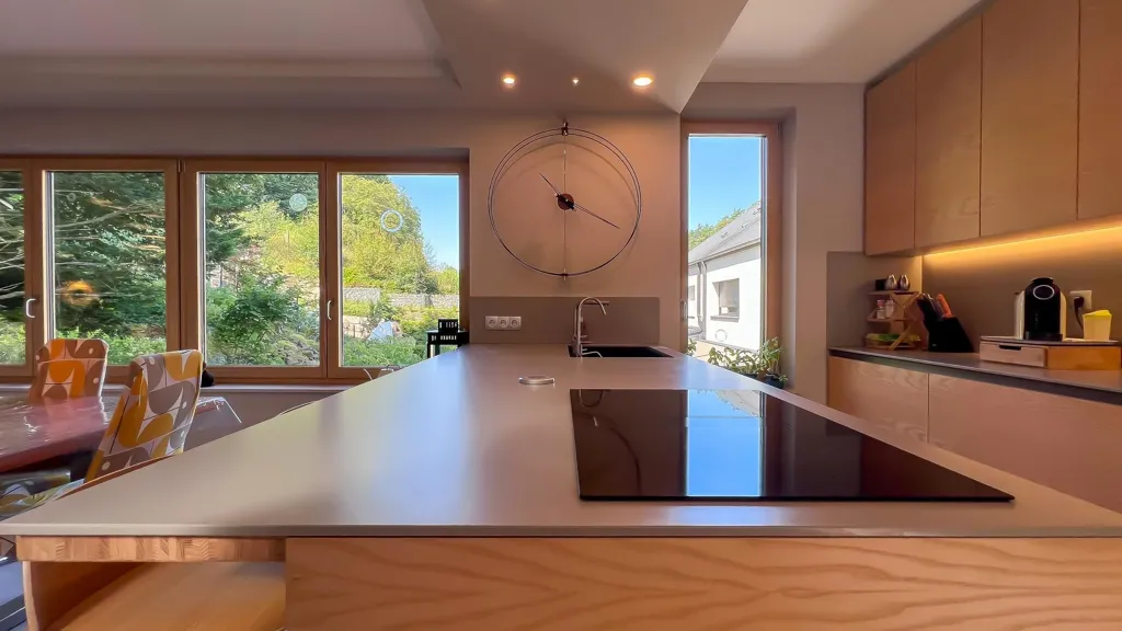 Kitchen - Luxury House with Solar Panels in Sandweiler