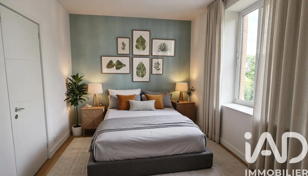 Chambres - Appartement T3 Rénové à Vaulx-Milieu